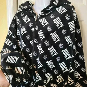 Juicy Couture Black And White Long Sleeve‎ One-Piece